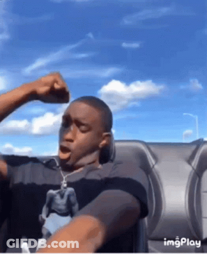 Teddy Bear Riding Scooter Saying Freedom GIF