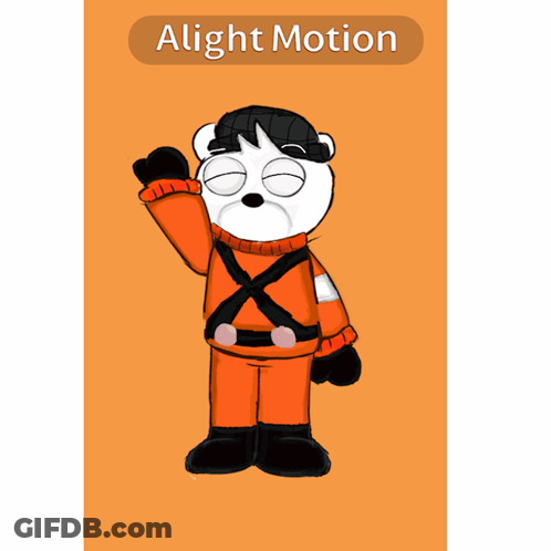 Teddy Bear Saying Alight Motion GIF