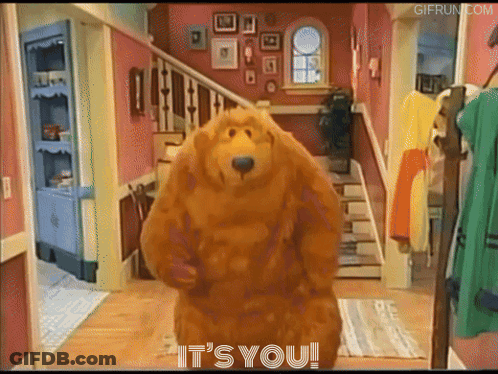 Teddy Bear Saying It's You GIF