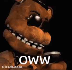 Teddy Bear Saying Oww GIF