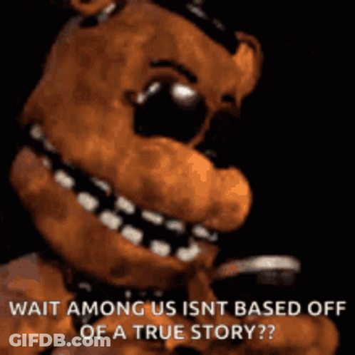 Teddy Bear Saying Wait Among Us Isn't Based Off A True Story GIF