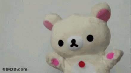 Teddy Bear Says Let Me Just Put On My GIF