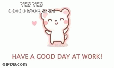 Teddy Bear Says Yes Yes Good Morning GIF