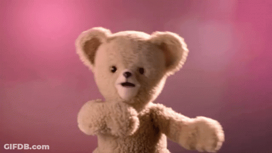 Teddy Bear Snuggle Serenades GIF