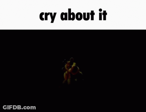 Teddy Bear Standing In Dark Cry About It GIF