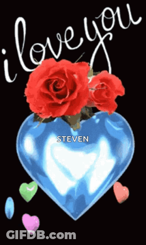 Teddy Bear Surrounded By Hearts Saying Good Morning! GIF