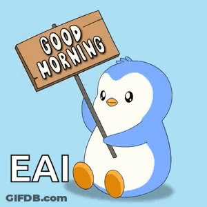 Teddy Bear Surrounded By Pink Hearts Says Good Morning GIF