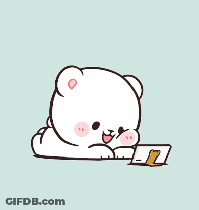Teddy Bear Talking On Cell Phone With Cat GIF