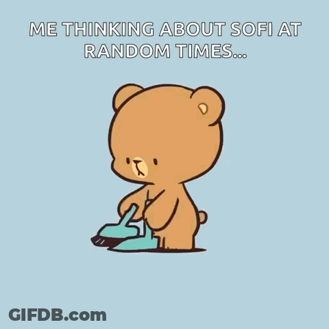 Teddy Bear Thinking About Sofi GIF