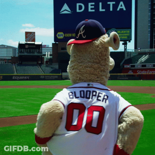 Teddy Bear Wearing Booper Jersey GIF