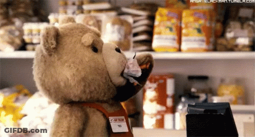 Teddy Bear With Name Tag 15 GIF