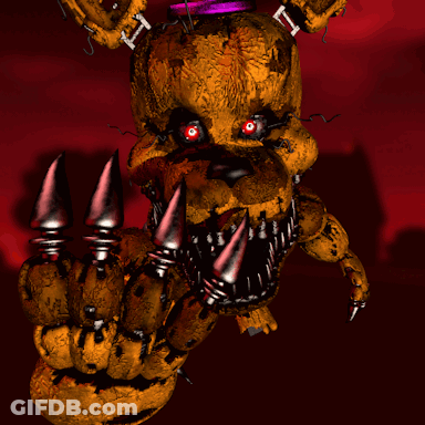 Teddy Bear With Purple Top Hat And Spikes GIF