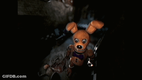 Teddy Bear With Purple Top Hat And Spikes GIF