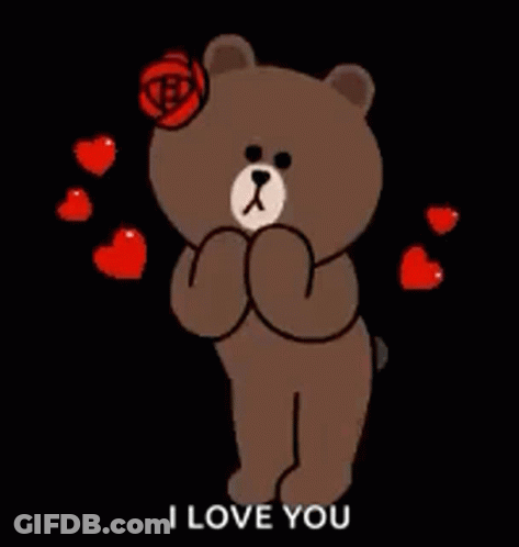 Teddy Bear Writing At Desk GIF