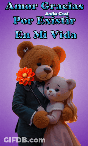 Teddy Bears Amor Gracias Por Existir En Mi Vida GIF