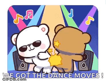 Teddy Bears Dancing On Stage GIF