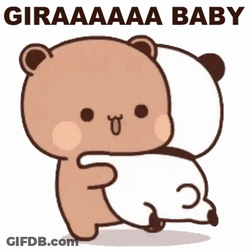 Teddy Bears Hugging Giraaaaaa Baby GIF