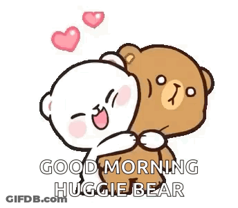 Teddy Bears Hugging Good Morning Huggies Bear GIF