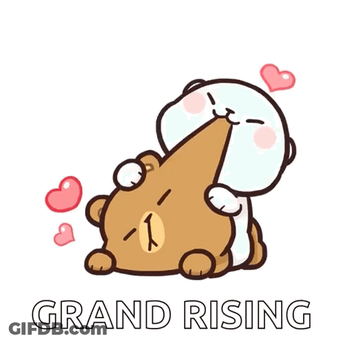 Teddy Bears Hugging Grand Rising GIF