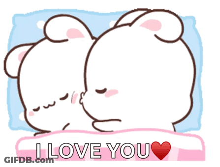Teddy Bears Kissing I Love You GIF