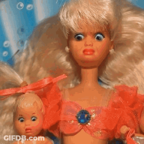 Teddy Bears Laying On Top Of Each Other On Bed GIF