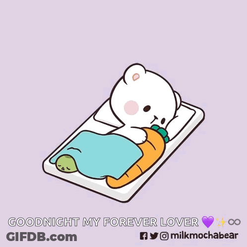 Teddy Bears Laying Together Goodnight Lover GIF