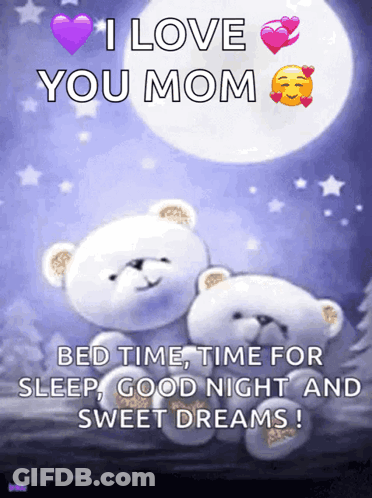 Teddy Bears Saying Good Night GIF