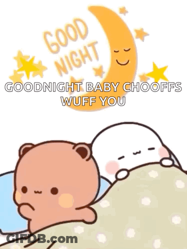 Teddy Bears Sleeping Good Night Baby GIF