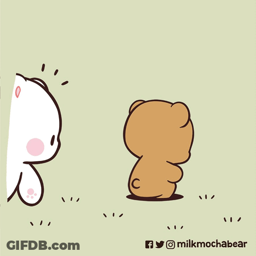Teddy Bears Standing Next To Each Other GIF