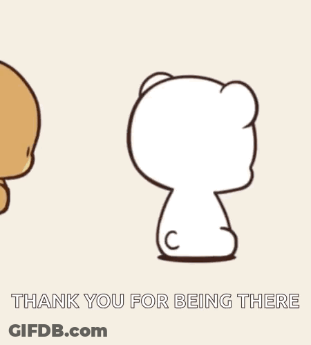 Teddy Bears Thank You For Being There GIF