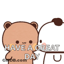 Teddy Bears With Have A Great Day GIF