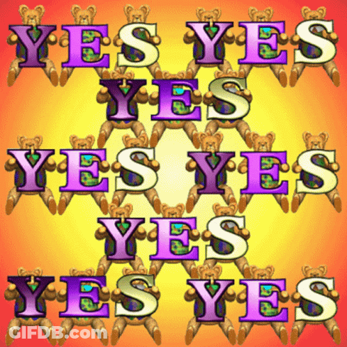 Teddy Bears Yes Yes Yes GIF