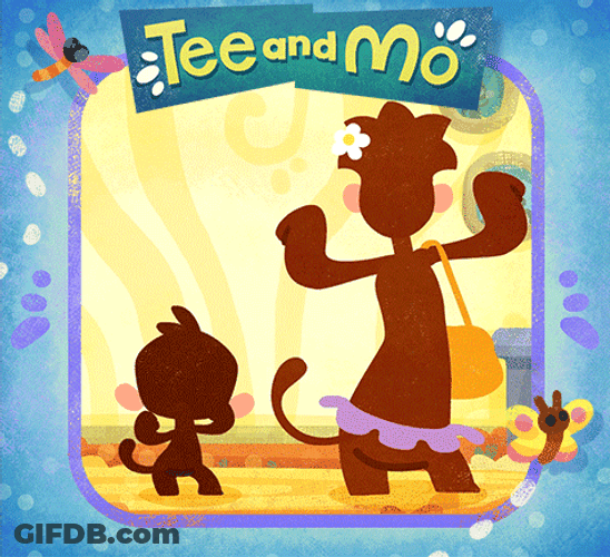 Tee And Mo Monkey Dance GIF