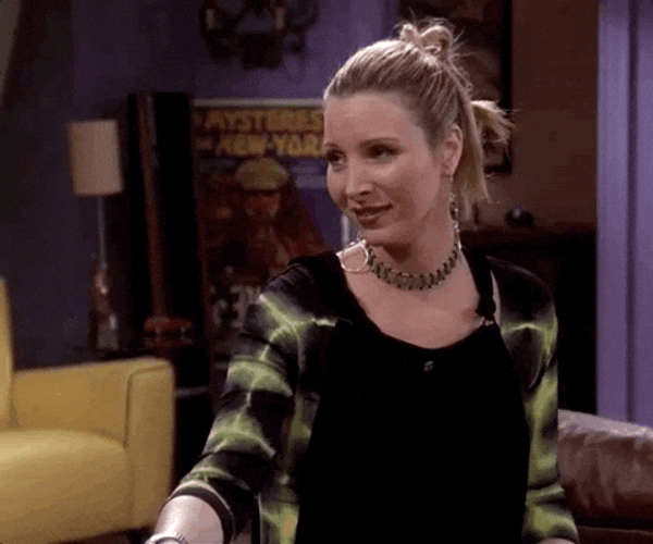Tee Hee Giggly Phoebe Buffay Friends GIF