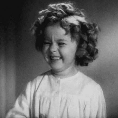 Tee Hee Vintage Girl Giggling GIF