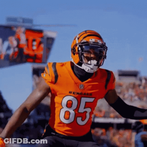 Tee Higgins Dance Step GIF