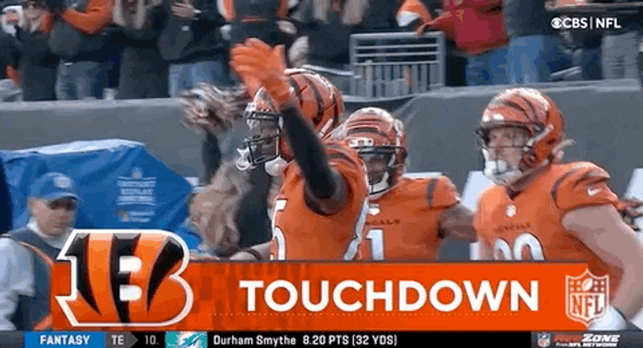 Tee Higgins Hands Up GIF