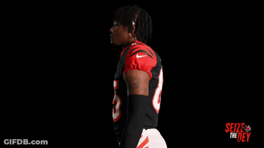 Tee Higgins Side View GIF