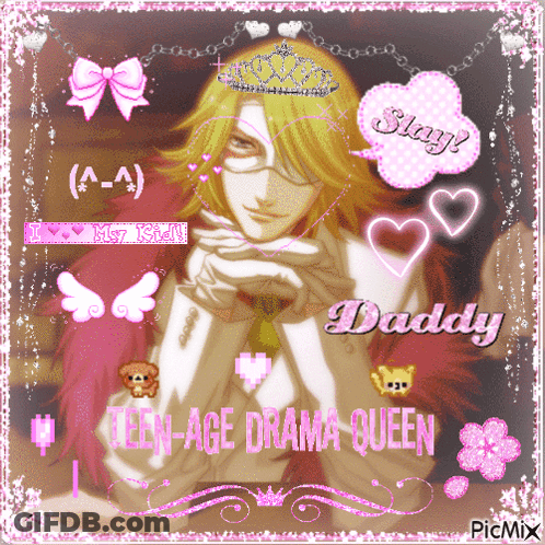 Teen Age Drama Queen Crown GIF