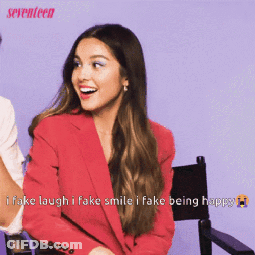 Teen Fake Laugh GIF
