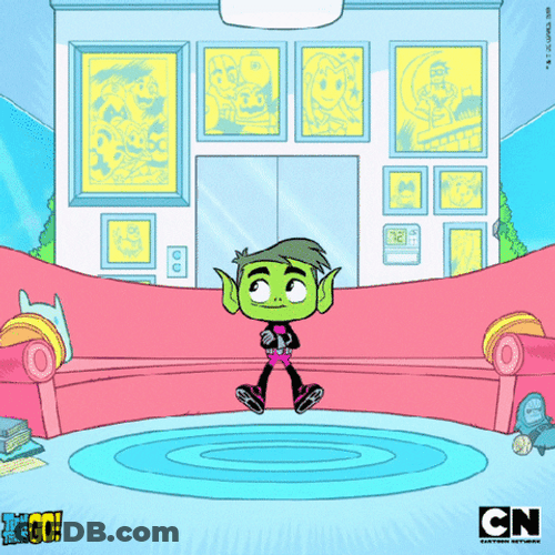 Teen Titans Go Beast Boy Birthday Hat GIF