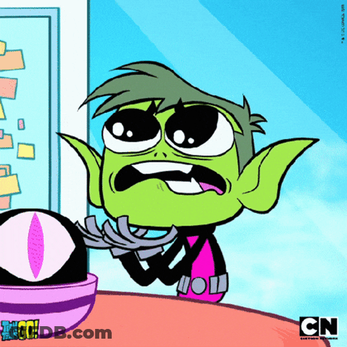 Teen Titans Go Beast Boy Cried Broke His Teeth GIF