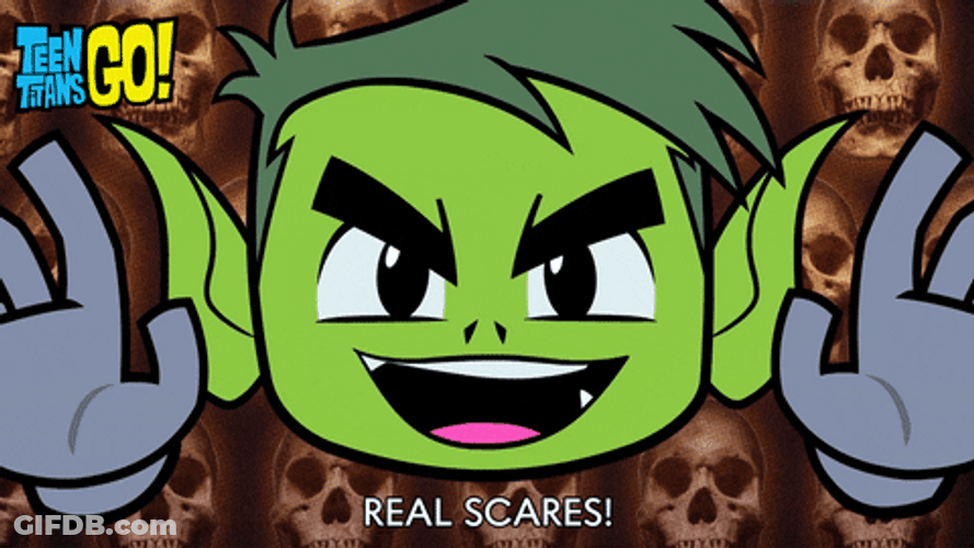 Teen Titans Go Beast Boy Wiggling Fingers GIF
