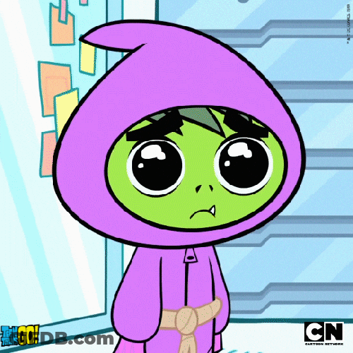 Teen Titans Go Broken Hearted Beast Boy GIF