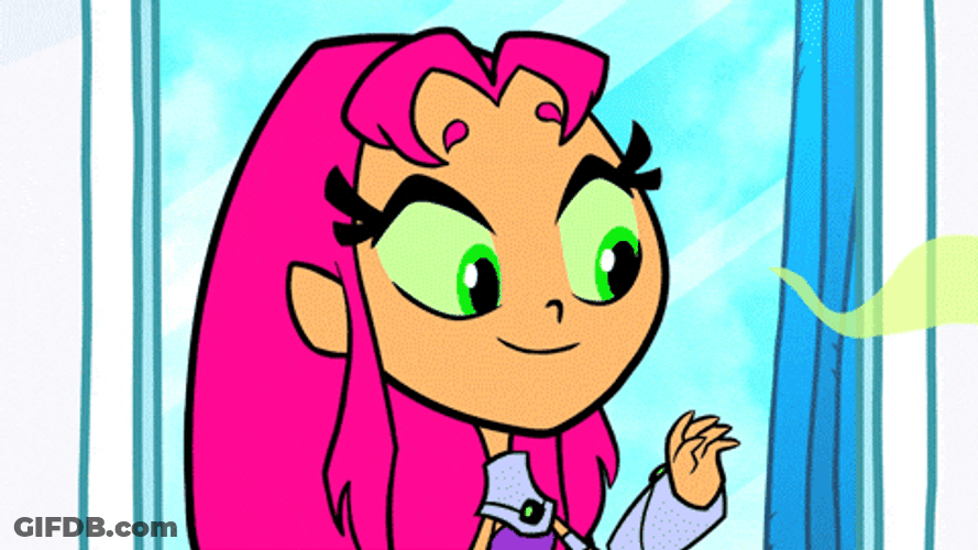 Teen Titans Go Starfire Smelled Something Bad GIF