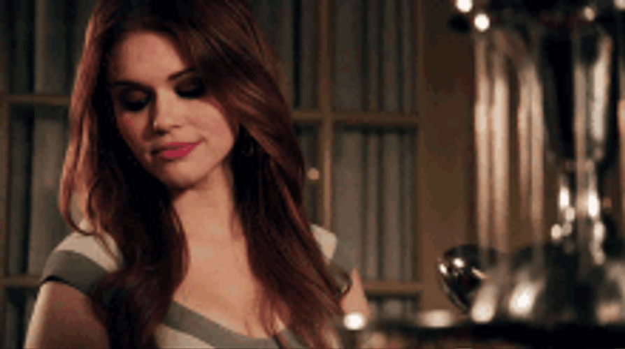 Teen Wolf Holland Roden Alluring Eye Stare GIF