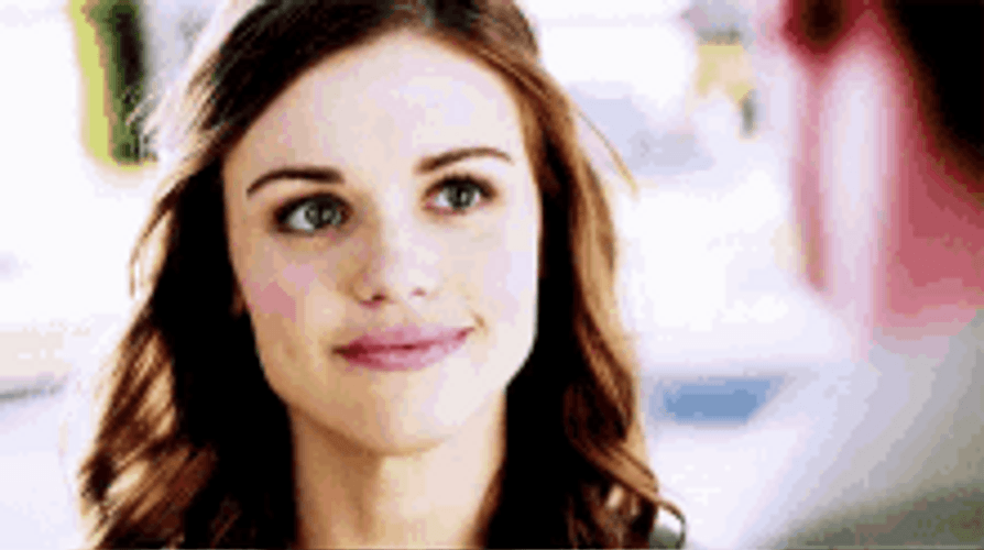 Teen Wolf Holland Roden As Lydia Paying Attention GIF