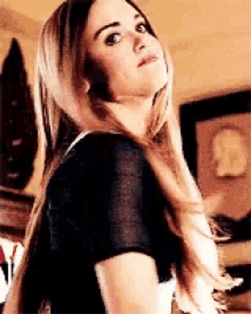 Teen Wolf Holland Roden Disapproval Reaction GIF