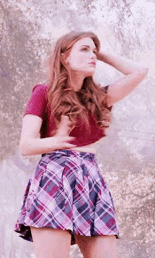 Teen Wolf Holland Roden Panicking GIF