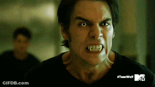 Teen Wolf MTV Close Up Face GIF